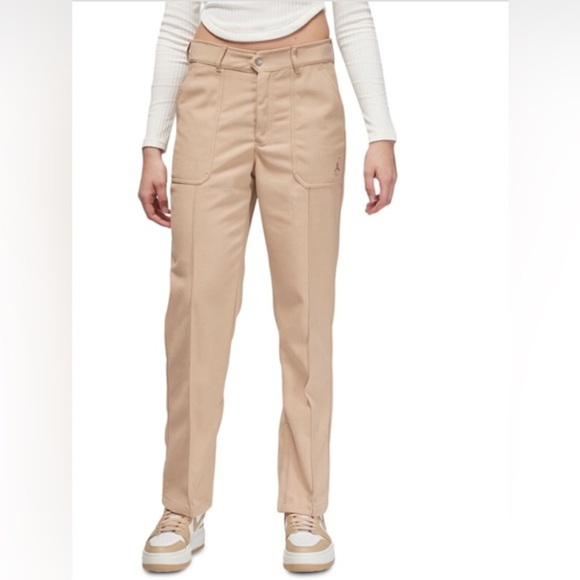 Jordan Women's Woven Pants in Beige/Legend light‎ tan size medium new - Picture 1 of 10